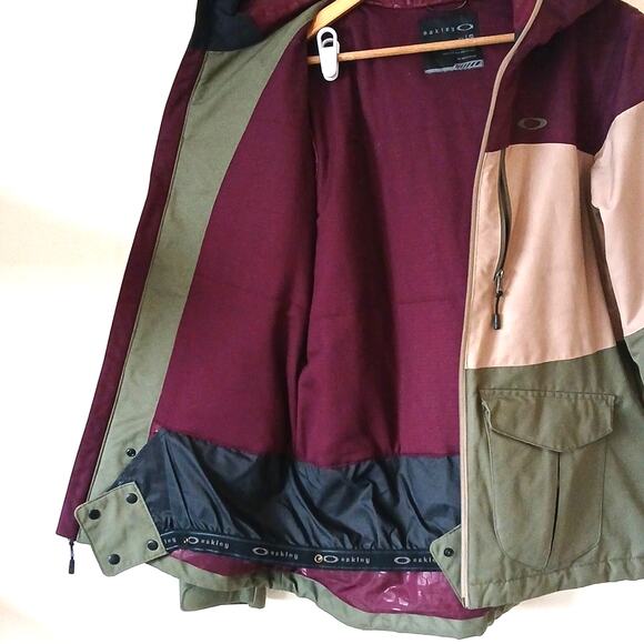 Oakley Bravo thinsulate color block ski snowboard coat Large - Picture 7 of 8
